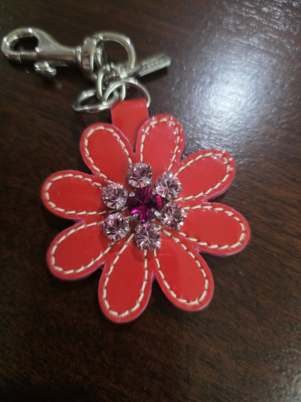 *SOLD* Coach Daisy Keychain/Bag Charm. Y2K. EUC.